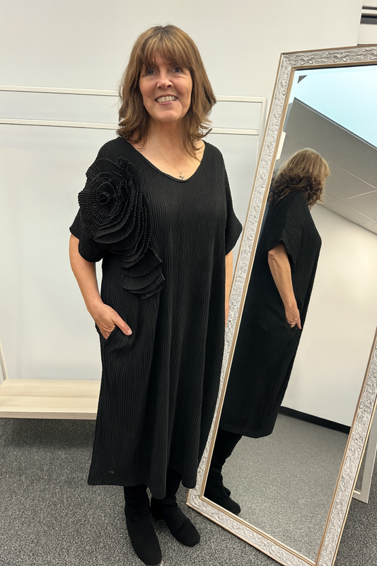 Malissa J Corsage Dress - Black