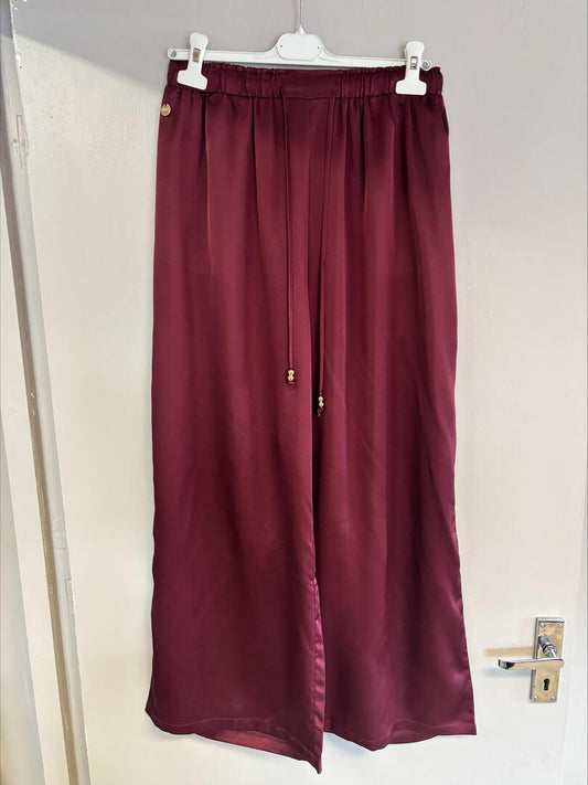 Malissa J Palazzo Trousers - Wine