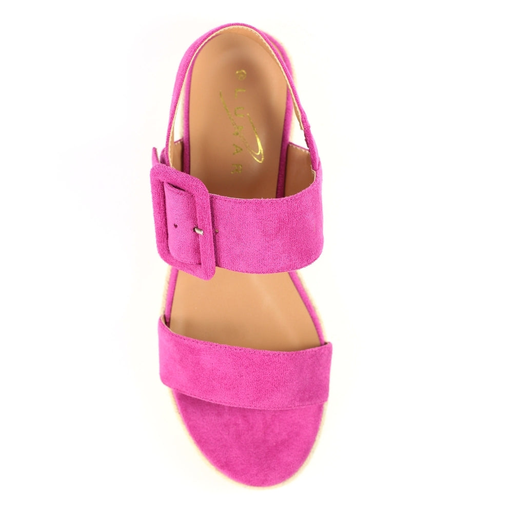 Lunar - Amelia Fuchsia Wedge