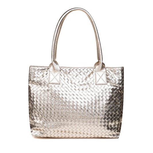 Tote Handbag - Gold