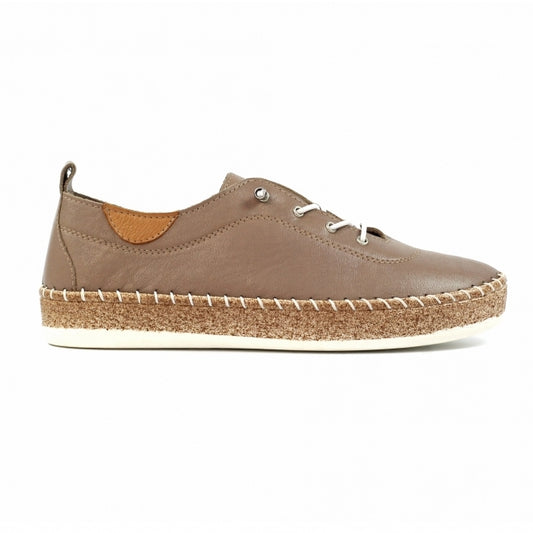 Lunar - Evie Taupe Plimsoll