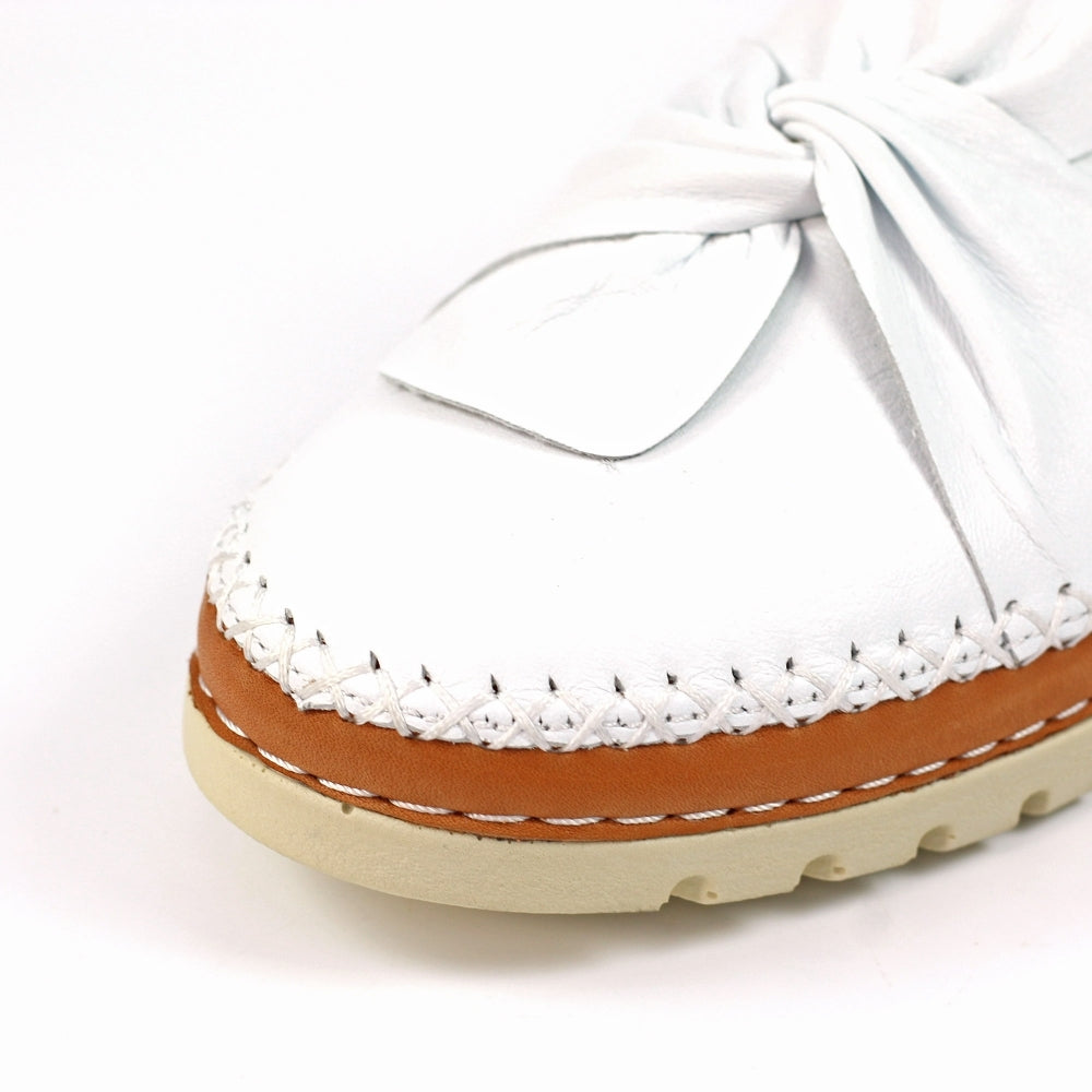 Lunar - Kristen White Leather Shoe