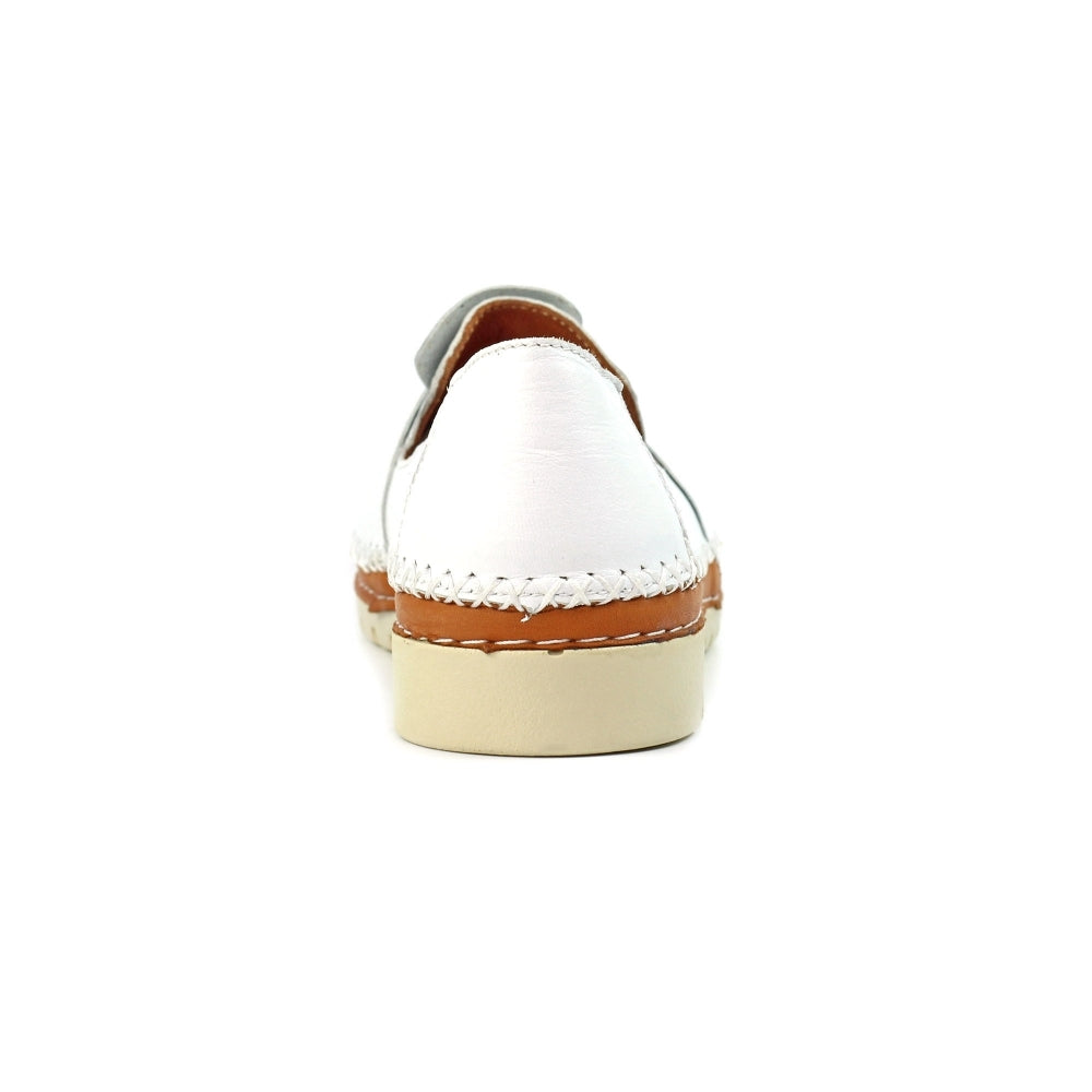 Lunar - Kristen White Leather Shoe