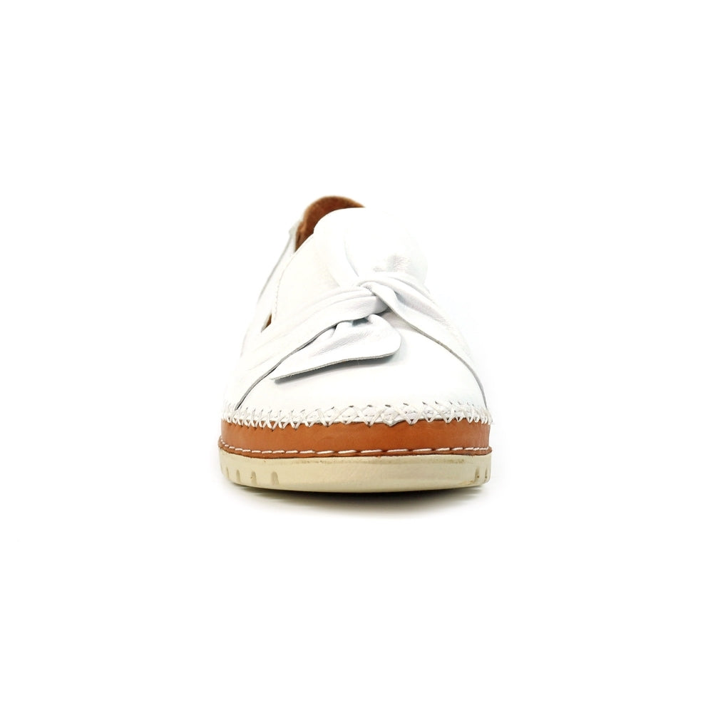 Lunar - Kristen White Leather Shoe