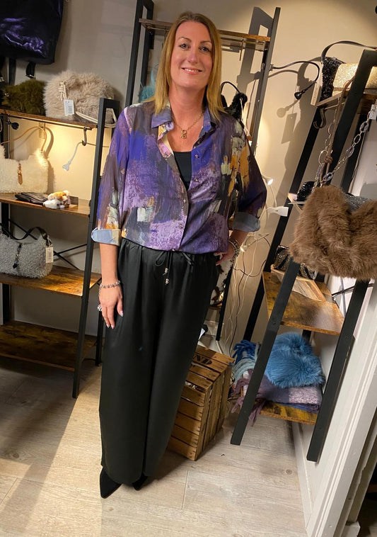 Malissa J Purple Shirt