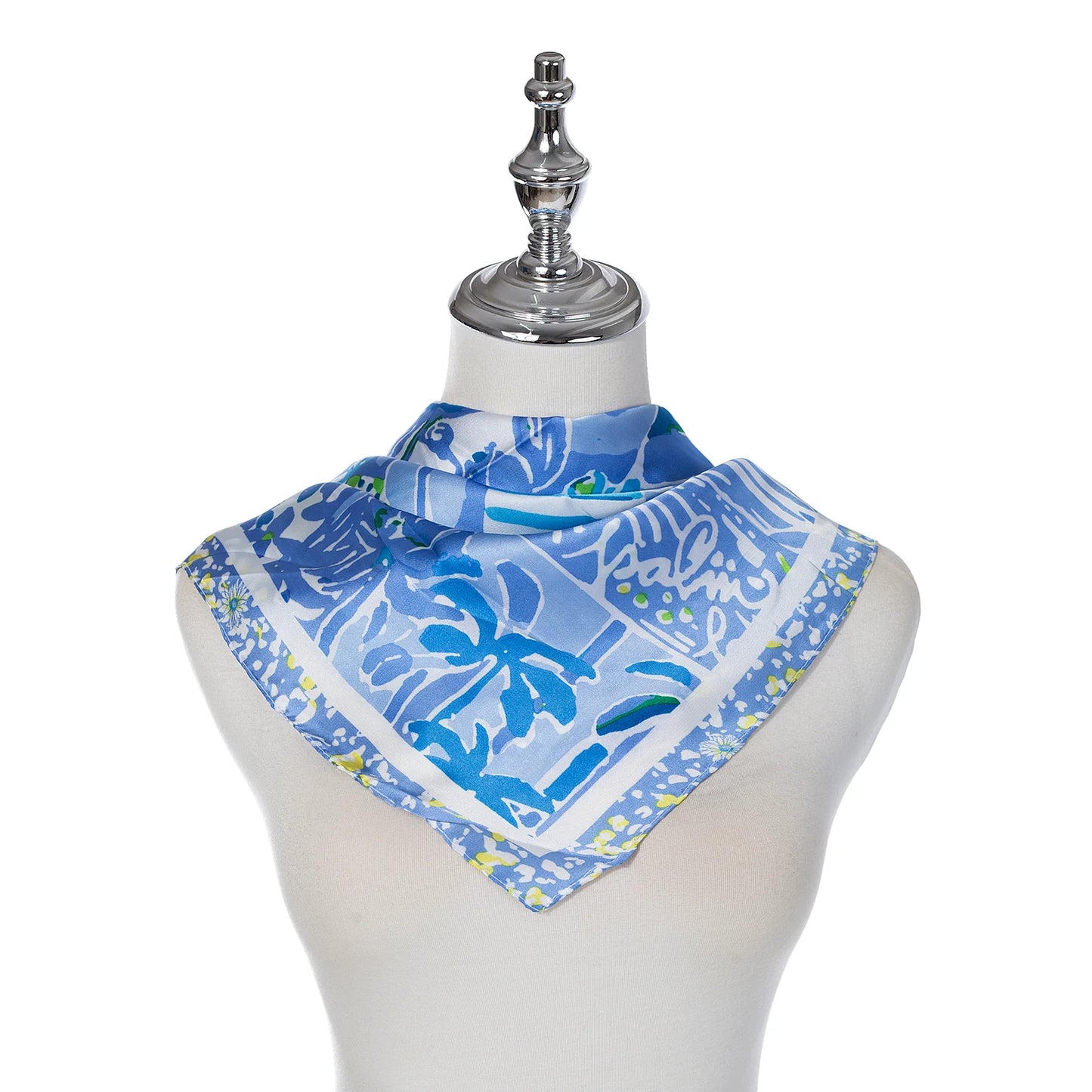 Square Scarf - Blue