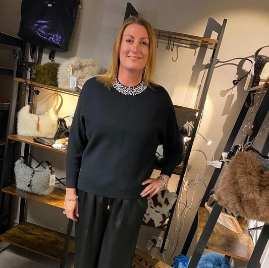 Malissa J Jewelled Knit